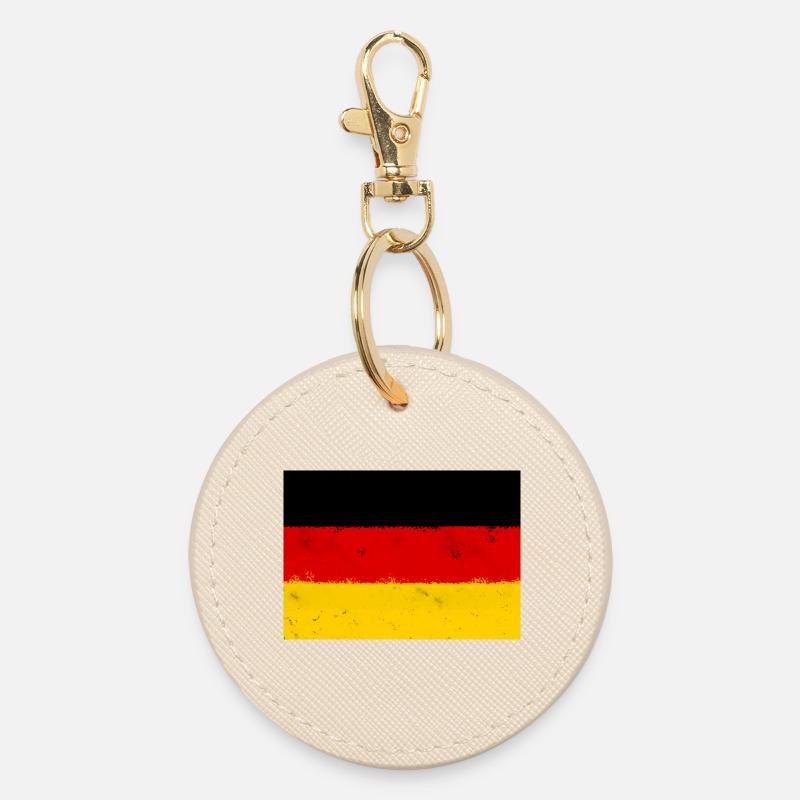 Drapeau de l’Allemagne - Porte-clés rond - huître