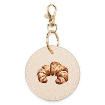 Croissant Simple Food Lover - Porte-clés rond - huître - Devant