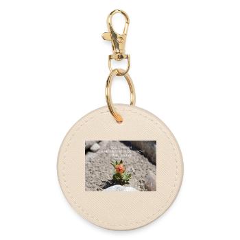 Pouvoir par la foi Fleur de la Force - Porte-clés rond - huître - Devant