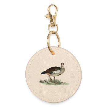 Style nature du canard terreux - Porte-clés rond - huître - Devant