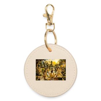 Golden Garden of Eden Designer EDITION - Porte-clés rond - huître - Devant