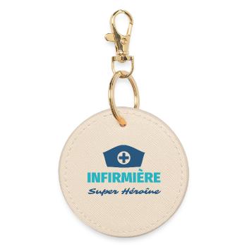 Infirmière Super Héroïne – Le Design des Héroïnes  - Porte-clés rond - huître - Devant