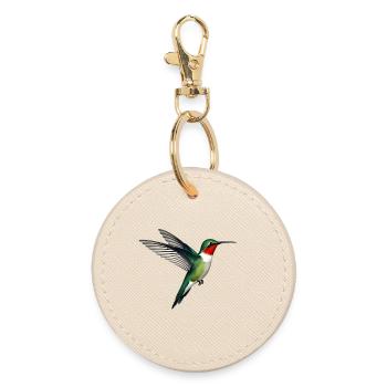 Colibri - Porte-clés rond - huître - Devant