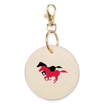 cheval - Porte-clés rond - huître - Devant