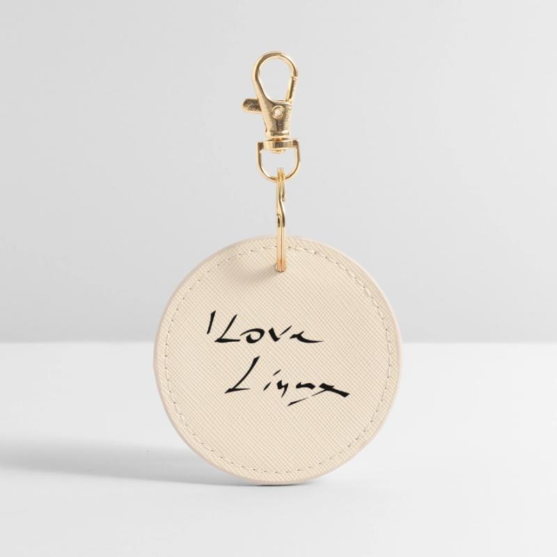 Linux, Software, programmieren Runder Schlüsselanhänger