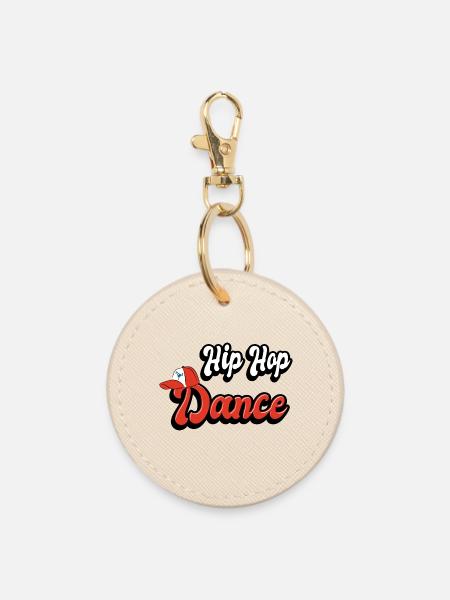 Hip Hop Dance Design - Runder Schlüsselanhänger - Auster