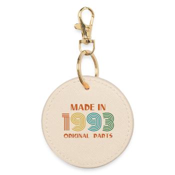 1993 Birthday All Original Parts - Round Keyring - oyster - Front