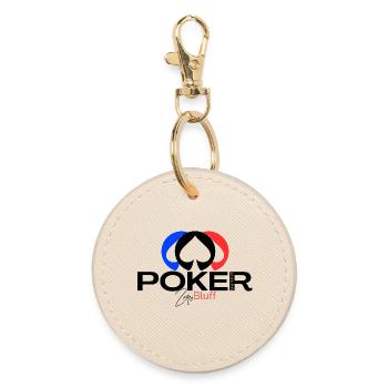 POKER Elegance "Zero bluff Poker outfit"  - Porte-clés rond - huître - Devant