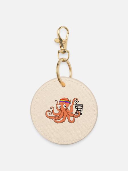Oscar hasst Nazis - Runder Schlüsselanhänger - Auster