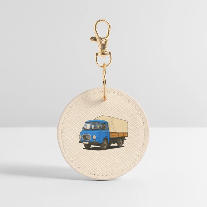 Ost-Pritsche Runder Schlüsselanhänger