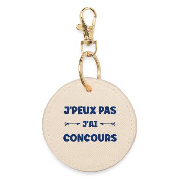 I can't I have a blue design contest - Round Keyring - oyster - Front