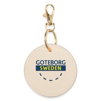 Göteborg, Suède, Panneau de la ville - Porte-clés rond - huître - Devant