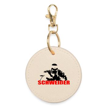 Schweißer - Runder Schlüsselanhänger - Auster - Vorne
