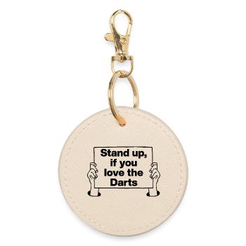 Stand Up – Darts Fan Anthem​, Ally Pally Wahnsinn - Runder Schlüsselanhänger - Auster - Vorne