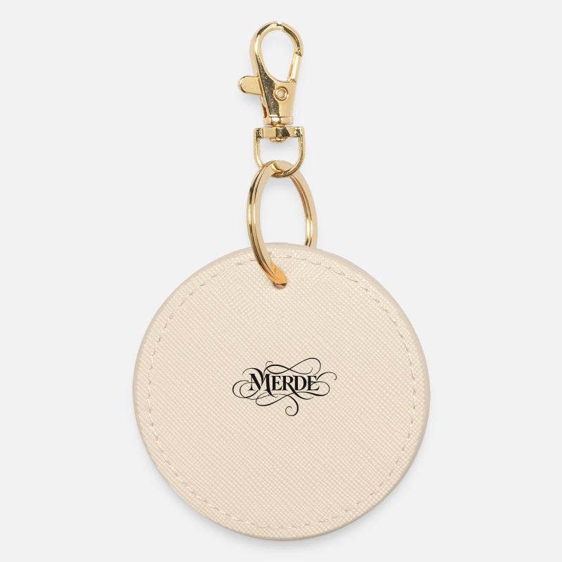 ! - Porte-clés rond - huître