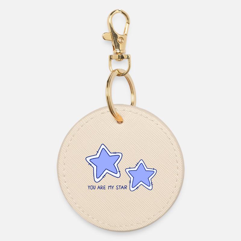 Étoiles - Porte-clés rond - huître