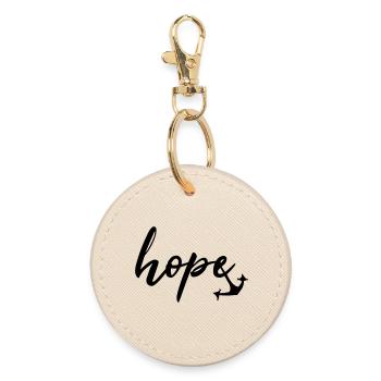 hope Anker by heavenlygoods DESIGN - Runder Schlüsselanhänger - Auster - Vorne