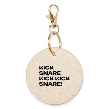 The beat - Round Keyring - oyster - Front