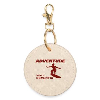 SURF ADVENTURE - Runder Schlüsselanhänger - Auster - Vorne