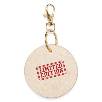 Limited Edition Stamp Icon - Round Keyring - oyster - Front