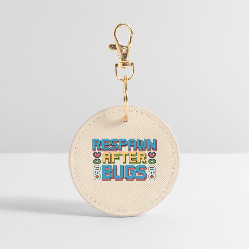 Game Developer Respawn After Bugs Indie Developer Round Keyring