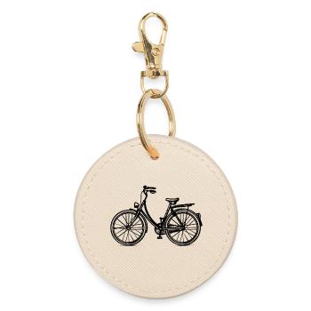 Holland Bicycle - Illustration - Porte-clés rond - huître - Devant