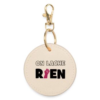 On lâche rien ! - Porte-clés rond - huître - Devant