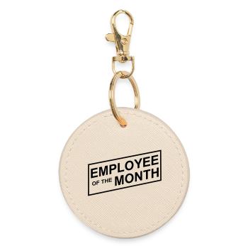 Employee of the Month - Round Keyring - oyster - Front