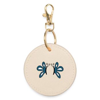 Mother's Day Gift Mother's Day Gift Idea - Round Keyring - oyster - Front