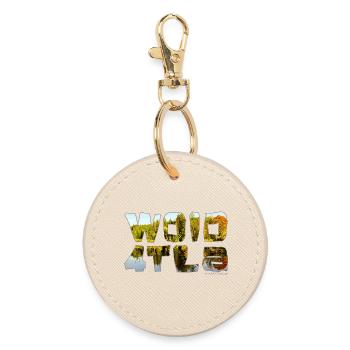 woid4tla - Wald4tler, Austrian dialect - Round Keyring - oyster - Front