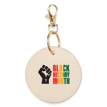 Black History Month - Runder Schlüsselanhänger - Auster - Vorne