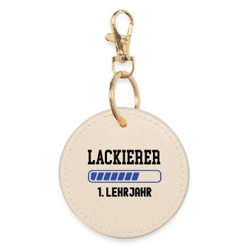 Apprenticeship Painter 1st Year Paint Shop Apprenticeship - Round Keyring - oyster - Front