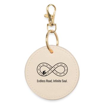 Route Sans Fin, Âme Infinie : Route du Symbole de l’Infini - Porte-clés rond - huître - Devant