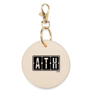 Athen ATH, City T-Shirtr Athens Souvenir - Round Keyring - oyster - Front