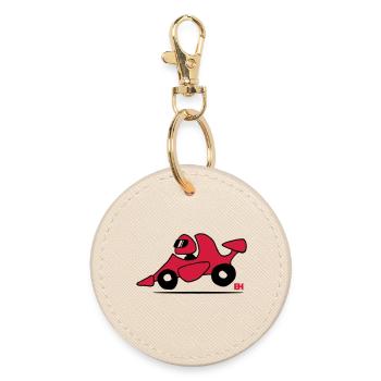 voiture de course - Porte-clés rond - huître - Devant