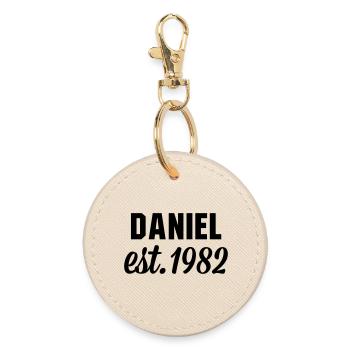 Daniel est 1982 - Runder Schlüsselanhänger - Auster - Vorne