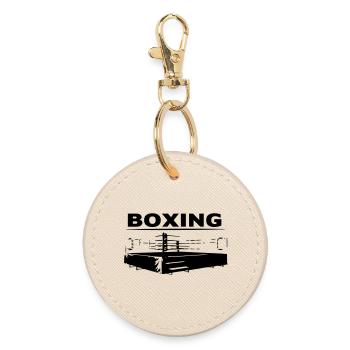 Boxing | Boxring - Runder Schlüsselanhänger - Auster - Vorne