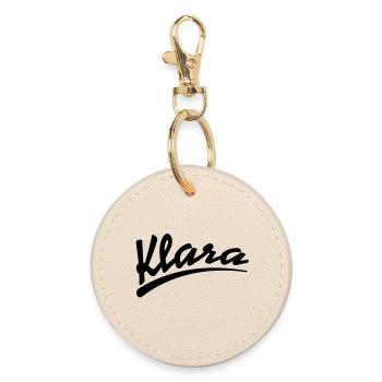 klara | Klara - Porte-clés rond - huître - Devant