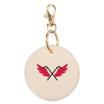Golf - Round Keyring - oyster - Front