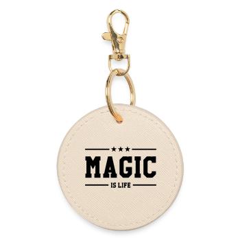 Magic is life - Porte-clés rond - huître - Devant