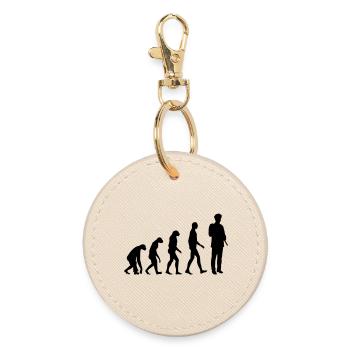Police - Policeman - Cop - Policier - Polizei - Round Keyring - oyster - Front