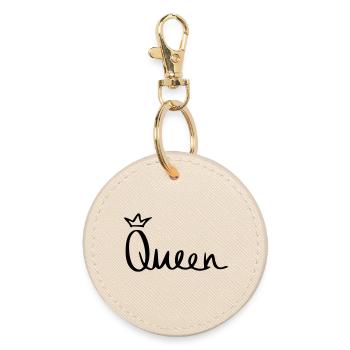 Queen - Runder Schlüsselanhänger - Auster - Vorne