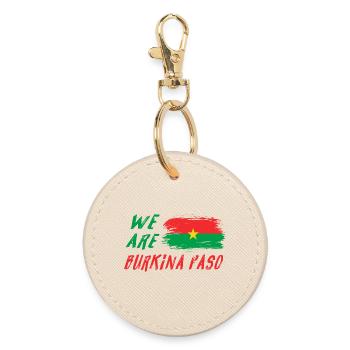 We are Burkina Faso - Round Keyring - oyster - Front