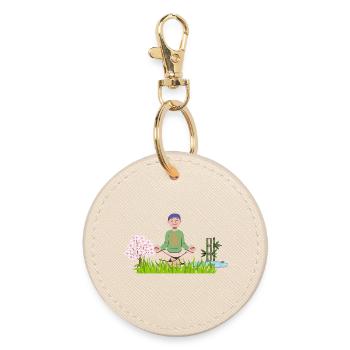 Warrior spirit - Round Keyring - oyster - Front