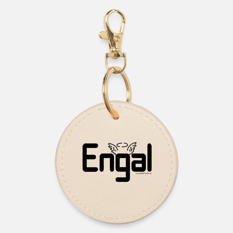 Engal - Engerl, dialecte autrichien, Cadeau - Porte-clés rond - huître