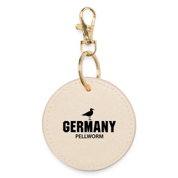 Pellworm GERMANY - Round Keyring - oyster - Front