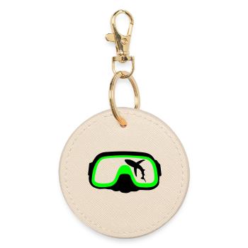 Lunettes de plongée - Porte-clés rond - huître - Devant