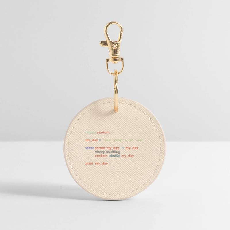 Lustiger Python-Code über den Alltag, Baby Runder Schlüsselanhänger