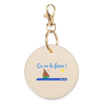 Ca va le faire - Porte-clés rond - huître - Devant