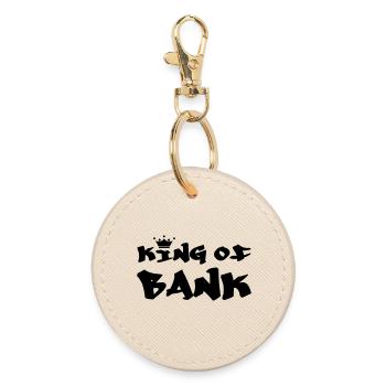 Le roi de la banque - Porte-clés rond - huître - Devant